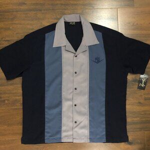 X-Large Steady RockSteady Double Retro Rockabilly Bowling Style Shirt Car Show
